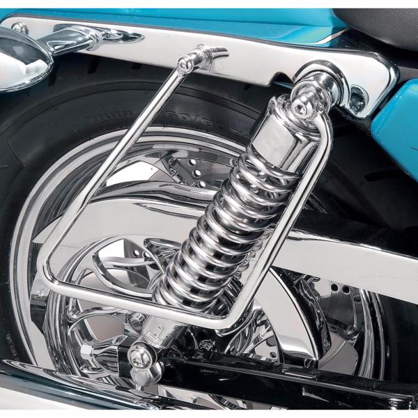 SUPPORTS SACOCHES HARLEY SPORTSTER 2004-2015...PE35010159...OEM #54705-92 DRAG SPECIALTIES SUPPORT, SDLBAG 04-14XL 35010159 / 77-0070