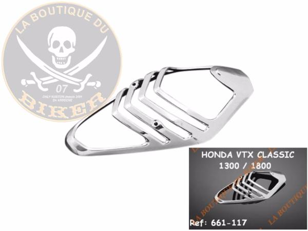 CACHE FEU ARRIERE HONDA VTX1300R + VTX1800R...H661-117 Highway Hawk Taillight Covers "New Tech Glide" for Honda VTX 1300 R/S - VTX 1800 R/S chrome