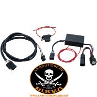ATTELAGE HARLEY DAVIDSON FAISCEAU ELECTRIQUE FLHT / FLTR / FLHX  2014-2022...4 CABLES...KUR2596 KURYAKYN TRAILER WIRING HARNESS AND RELAY 4 WIRE