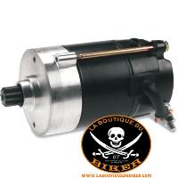 DEMARREUR HD 1973-1988 1.4KW NOIR...PE80-1005 DRAG SPECIALTIES STARTER MOTOR 1.4KW HITACHI BLACK 801005 / 80-1005