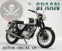 BARRE de PROTECTION MOTEUR ORCAL 125 ASTOR EURO 2 (CARBURATEUR)...SP1111 CHROME...LA BOUTIQUE DU BIKER