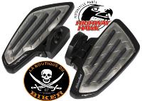 MARCHE-PIEDS PASSAGER INDIAN CHIEFTAIN...H738-700M Floorboard Set New Tech Passenger Black Metal