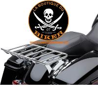 PORTE PAQUET HARLEY DAVIDSON FLSL/FXBB/FLFB/FLDE/FLBR/FXLR/FLHC/FLSB/FXFB 2009-2023...PE15100501 CHROME COBRA LUGGAGE RACK DETCH CHROME 15100501 / 602-2600