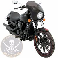 BULLE SAUTE-VENT YAMAHA XVS1300 STRYKER 2011-2015...PE23300080-23210201...FIXATION NOIR