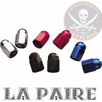 BOUCHONS DE VALVE BOULON ROUGE...BARNETT RED ANOD. VALVE STEM CAPS DS181192 / 704-80-62001