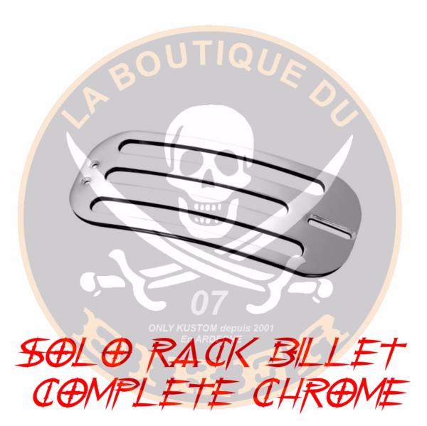 PORTE PAQUET HONDA VT750 C2 ACE SOLO RACK BILLET COMPLETE CHROME...H661-0631 Highway Hawk Solo Rack "Billet" chrome - complete with mounting bracket for Honda VT 750 ACE C2 / RC44H...LABOUTIQUEDUBIKER