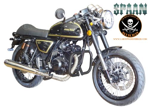 BARRE de PROTECTION MOTEUR MACBOR JOHNNY BE GOOD...SP1568NE NOIR...SPAAN LA BOUTIQUE DU BIKER