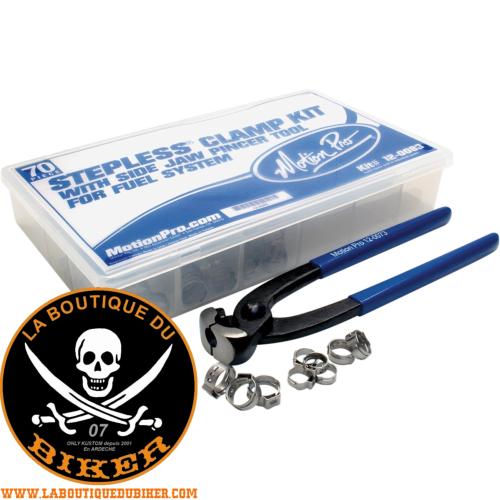 Kit de colliers Stepless® pour système de carburant...PE24020132 MOTION PRO CLAMP KIT FUEL LINE