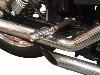 CALE-PIEDS HARLEY CONDUCTEUR et PASSAGER TECH GLIDE...H737-600 Highway Hawk Footpegs rider (1 Set) "Tech Glide" Harley Davidson male mount