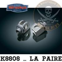 ADAPTATEUR PASSAGER POUR CALE PIED KURYAKYN TRIUMPH ROCKET 3...K8808 KURYAKYN MOUNT PEG SPL FT  16200669 / 880...LA BOUTIQUE DU BIKER