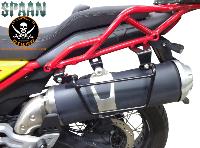 SUPPORTS SACOCHES MOTO GUZZI V85 TT (2019-…)...KLICKFIX NOIR LA PAIRE...SP1633NE SPAAN LA BOUTIQUE DU BIKER