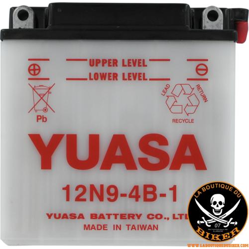 BATTERIE HONDA CM125 YUASA 12N9-4B-1 SANS ACIDE #LABOUTIQUEDUBIKER