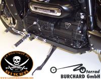 COMMANDES AVANCEES TRIUMPH ROCKET 3 AVEC ABS..MB01-7300GN Forward Controls Kit 11 cm - 19 cm - 27 cm forward for Triumph Rocket III with ABS ABE...LA BOUTIQUE DU BIKER