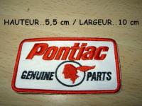 PATCHE BRODE...PONTIAC...LA BOUTIQUE DU BIKER