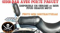 SISSI-BAR HD SOFTAIL FLS SLIM 2012-2017...HAUTEUR 35cm AVEC PORTE PAQUET...SP1037 CHROME...LABOUTIQUEDUBIKER