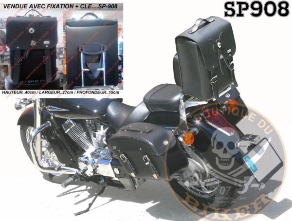 SACOCHE AMOVIBLE POUR SISSI-BAR SPAAN...SP908...SPAAN LA BOUTIQUE DU BIKER