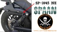 SUPPORTS SACOCHES KEEWAY 125 V-CRUISE...KLICKFIX...SP1845NE NOIR...Supports De Sacoches Latérales KEEWAY V-Cruise 125 / V302C Klick Fix