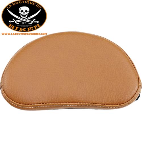 DOSSERET PILOTE INDIAN SCOUT 2015-2022...PE08220316 DRAG SPECIALTIES SEATS PAD BACKREST FRONT MILD SMOOTH DESIGN BROWN 