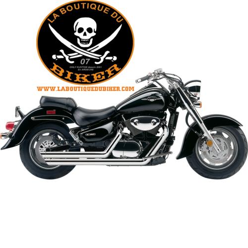 POTS SUZUKI VL1500 C INTRUDER 2005-2009...PE18100409 COBRA SLASH DOWN HOT ROD SPEEDSTER ESHAUST CHROME  / 3820