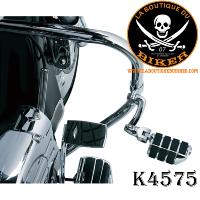 CALE-PIEDS D'AUTOROUTE KURYAKYN...KUR4575 KURYAKYN LONGHORN OFFSET HIGHWAY PEGS WITH 1-1/4” MAGNUM QUICK CLAMP