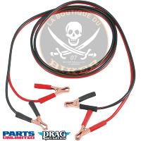 CABLE DE BATTERIE 183 CMS Calibre 10...PE091200006 PARTS UNLIMITED JUMPER CABLES 6FT 091200006 / L99-96306...LA BOUTIQUE DU BIKER