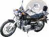SISSY BAR HONDA CM125 REBEL / CM250...HAUTEUR 50cm AVEC PORTE PAQUET...SP909CH CHROME... #LABOUTIQUEDUBIKER
