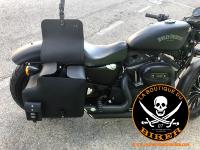 SACOCHES HD SPORTSTER EN CUIR...SP1467M MARRON...SPAAN LA BOUTIQUE DU BIKER