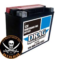 BATTERIE POUR TRIUMPH THUNDERBIRD / TIGER...PE21130715 DRAG SPECIALTIES BATTERIES BATTERY DRAG YTX20HL-FT-B