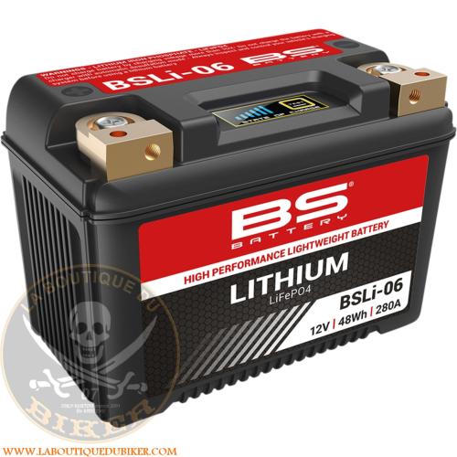 BATTERIE POUR HARLEY PAN AMERICA 1250 ...PE21130788 BS BATTERY BATTERY LITHIUM BSLI06 21130788 / 360106