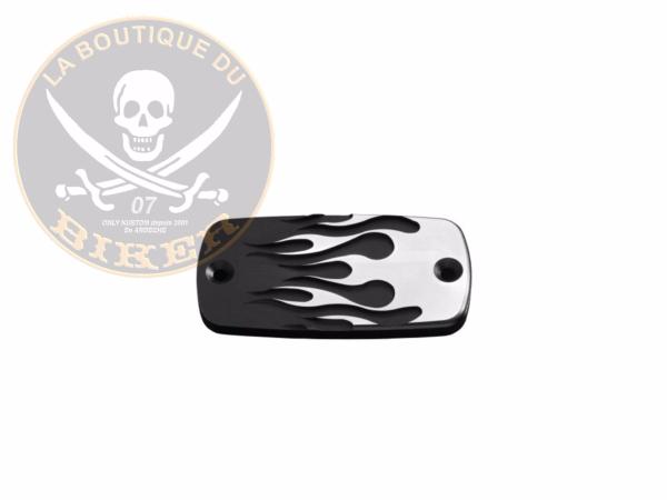 COUVRE Mr FREIN AVANT KAWASAKI FLAMME...HH454-034 Highway Hawk Mastercylindercover "Flame" Kawasaki VN 900, Kawasaki VN 1500/1600 MS, Kawasaki VN 1600, Kawasaki VN 2000...LA BOUTIQUE DU BIKER