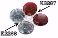 CABOCHONS CLIGNOTANT YAMAHA ROUGE...K2267 KURYAKYN REPLACEMENT LENSES RED...LA BOUTIQUE DU BIKER