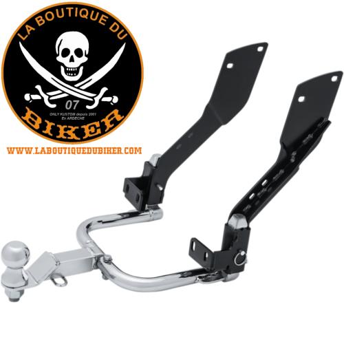 ATTELAGE HARLEY DAVIDSON FLHT/FLHR/FLTR/FLHX 2014-2023...KURYAKYN HITCH TRLR RECVR FL 14-22 39020200 / 7657