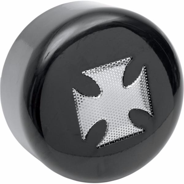 CACHE KLAXON DRAG SPECIALTIES...PE21070029 DRAG SPECIALTIES COVER HORN BLK91-19 CROSS 21070029 / 76705M...LA BOUTIQUE DU BIKER