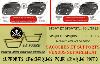 SUPPORTS SACOCHES ROYAL ENFIELD Continental / Interceptor 650...KLICKFIX CHROME...SP1634 LABOUTIQUEDUBIKER