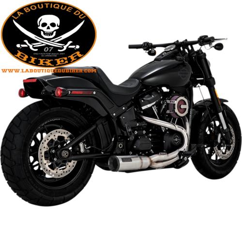 POTS HARLEY FLDE/FLHC/FLHCS/FLSB/FLSL/FXFB/FXFBS/FXLR  Vance & Hines EXHAUST 2-1 SS BR HO M8 18002577 / 27331 #LABOUTIQUEDUBIKER