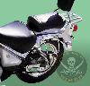 BARRE de PROTECTION MOTEUR SUZUKI VL125 / VL250 INTRUDER...SP412NE NOIR SPAAN LA BOUTIQUE DU BIKER