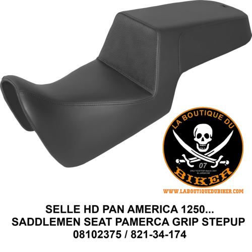 SELLE HD PAN AMERICA 1250...SADDLEMEN SEAT PANAMERICA GRIP STEPUP 08102375 / 821-34-174