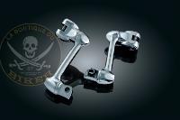 EXTENTION DE CALE-PIEDS PASSAGER HARLEY 10cm...K4557 KURYAKYN MOUNT 4" ADJ LOCK OFFSET 16201074 / 4557