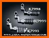 CALE-PIEDS D'AUTOROUTE KURYAKYN...K7993 KURYAKYN DUALLY ISO PEGS WITH OFFSET & 1-1/4" MAGNUM QUICK CLAMPS 16200131 / 7993