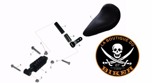 SELLE BOBBER N°07 ENTRETOISE