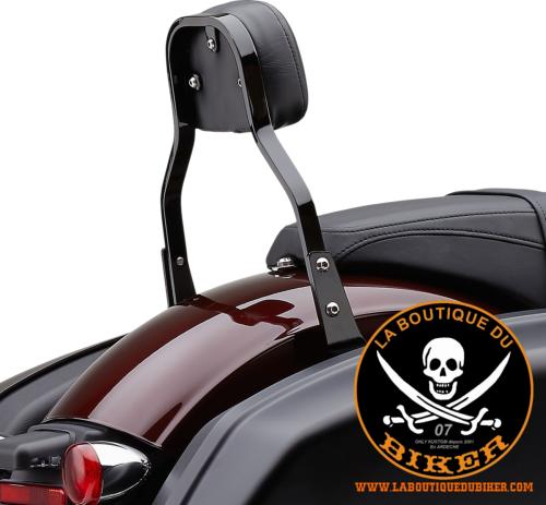 SISSI-BAR HD SOFTAIL FLSB A PARTIR DE 2018...HAUTEUR 28cm SANS PORTE PAQUET NOIR...COBRA DTCH BKRST MINI FLSB 15010620 / 602-2031B