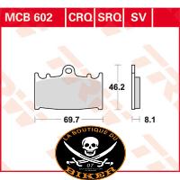 PLAQUETTES DE FREIN KAWASAKI VN 1700 / VN2000 AVANT...PE17220469 TRW BRAKE PAD TRW MCB602 17220469 