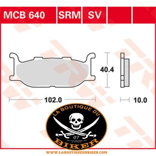 PLAQUETTES DE FREIN YAMAHA WILD STAR AVANT...PE17220492 TRW BRAKE PAD ALLROUND ORGANIC STANDARD #LABOUTIQUEDUBIKER