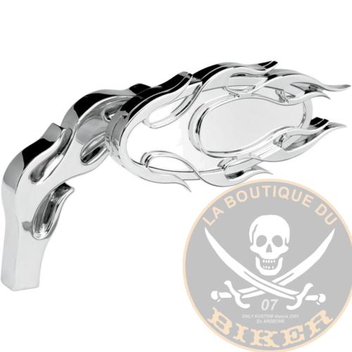 RETROVISEUR HARLEY CHROME ARLEN NESS FLAMED CHROME DROIT...PE06400592 ARLEN NESS MIRROR FLAMED MICRO CHROME RIGHT 13-071