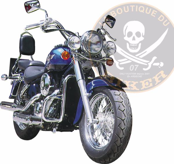 BARRE DE PROTECTION MOTEUR KAWASAKI VN800 + VN CLASSIC...SP287NE NOIR  #LABOUTIQUEDUBIKER