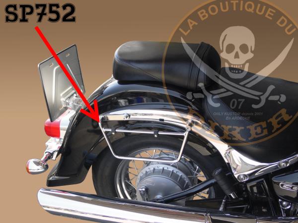 SUPPORTS SACOCHES SUZUKI C800 / VL800 VOLUSIA...KLICKFIX...SP752...LA BOUTIQUE DU BIKER