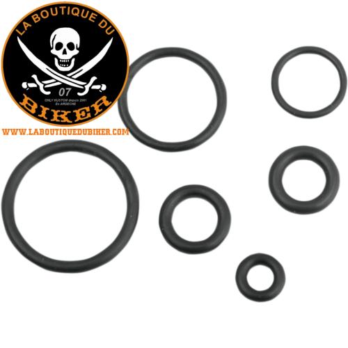 KIT JOINTS TORIQUES POUR DURITES INJECTION...PE07060209 DRAG SPECIALTIES O-RING KIT FOR EFI FUEL 