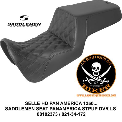 SELLE HD PAN AMERICA 1250...SADDLEMEN SEAT PANAMERICA STPUP DVR LS 08102373 / 821-34-172