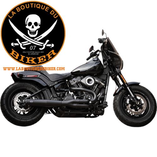 POTS HARLEY FXBB/FXLR/FLSL/FXFB/FLDE 2018-2024...PE18002401 S&S CYCLE EXHAUST 2-1 BL/BL RC M8ST / 550-0788