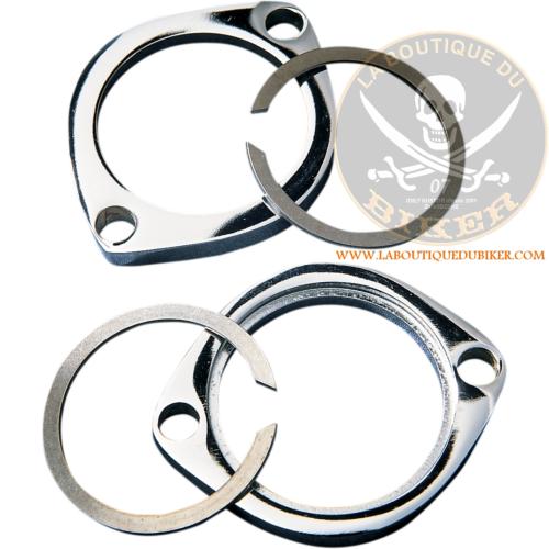 KIT DE BRIDES ECHAPPEMENT...DS203097 DRAG SPECIALTIES EXHAUST FLANGE KIT 74545 OEM 65325-83 , 65328-83